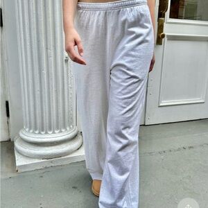Women's Grey Brandy Melville Sweat Pants